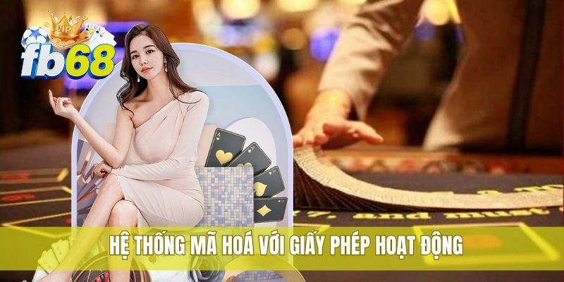 FB68 38 Hệ thống mã hoá với giấy phép hoạt động